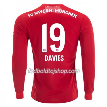FC Bayern München Alphonso Davies 19 Hjemmebanetrøje 2019-20 L/S